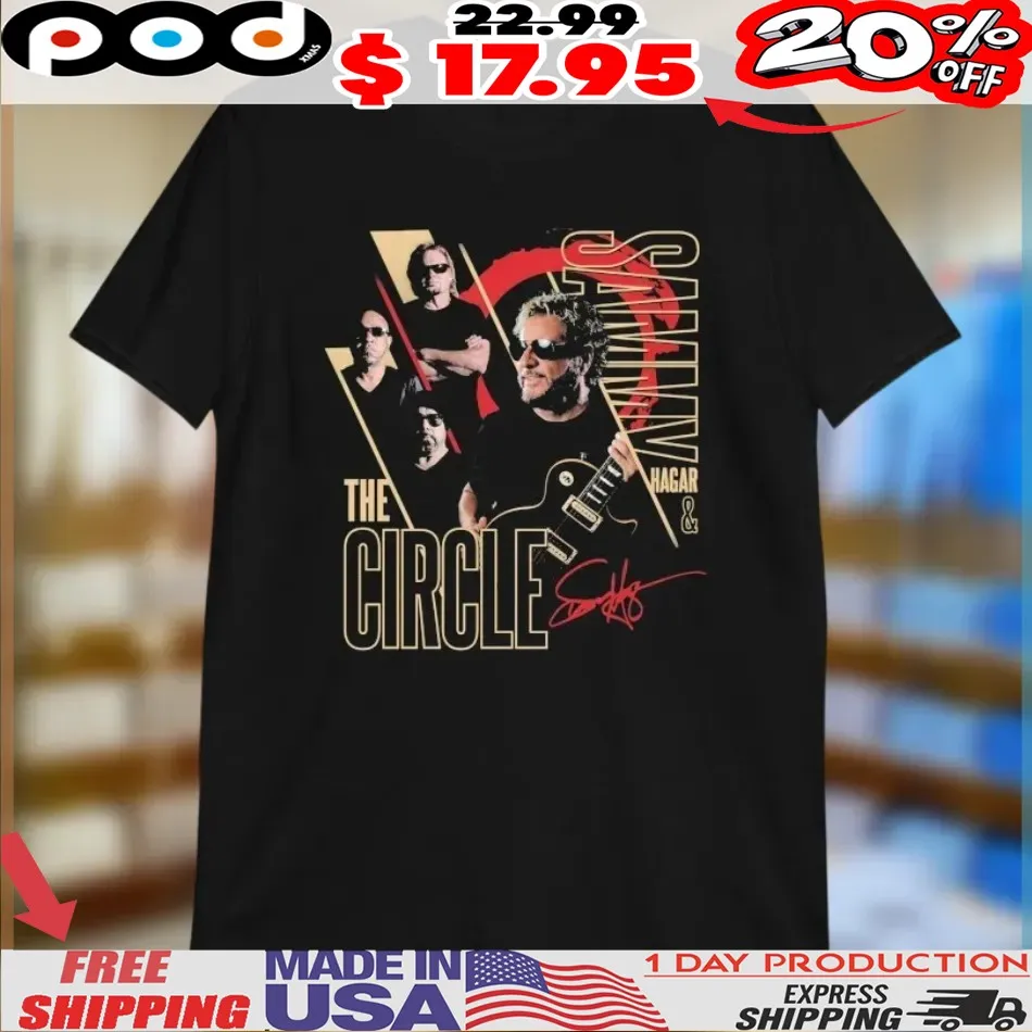 Sammy Hagar And The Circle Band Signature Shirt