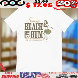 Sammy Hagar Beach Bar Rum The Spirit Of Paradise Hula Shirt