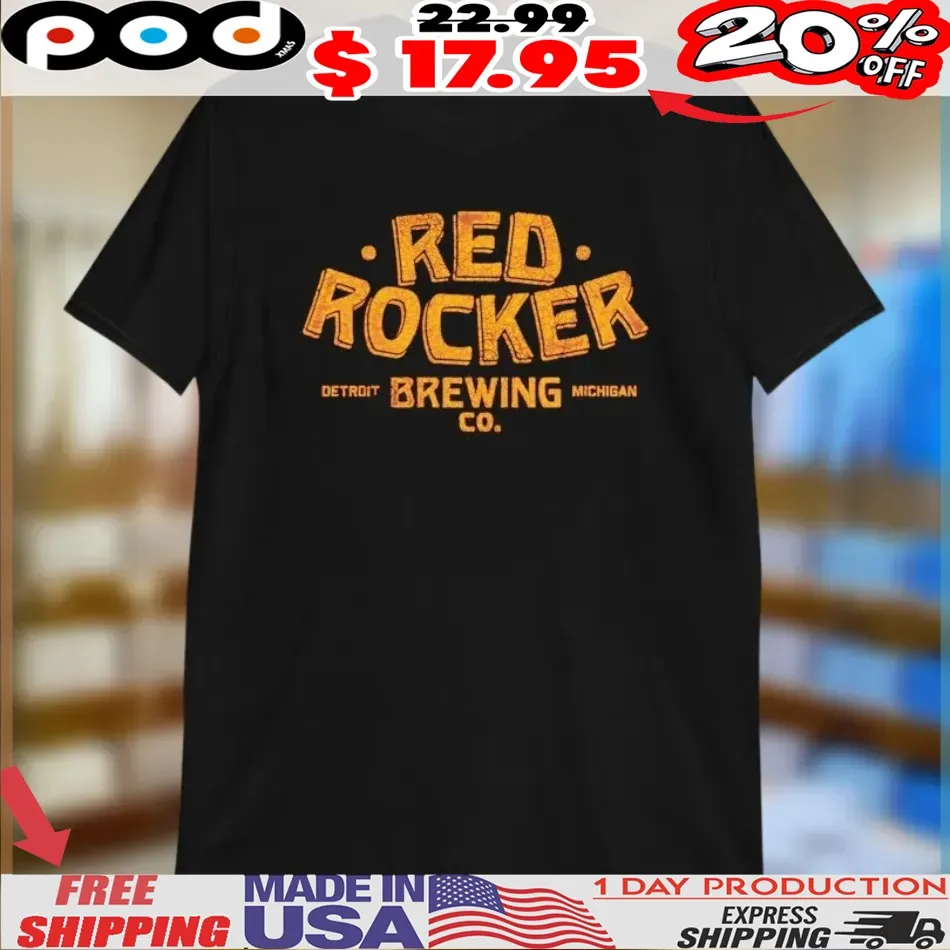 Sammy Hagar Red Rocker Brewing Company Detroit Michigan Shirt