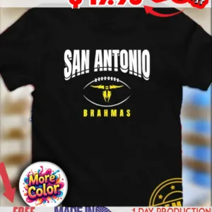 San Antonio Brahmas Football Outline Logo Shirt