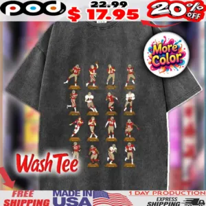 San Francisco 49ers inspired Legends Football Figures Tribute Shirt