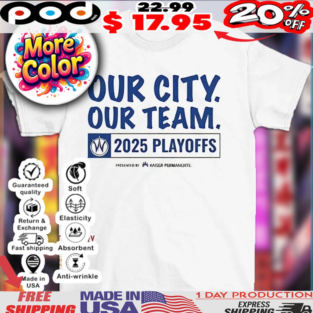 Santa Cruz Warriors our city our team 2025 playoff shirt