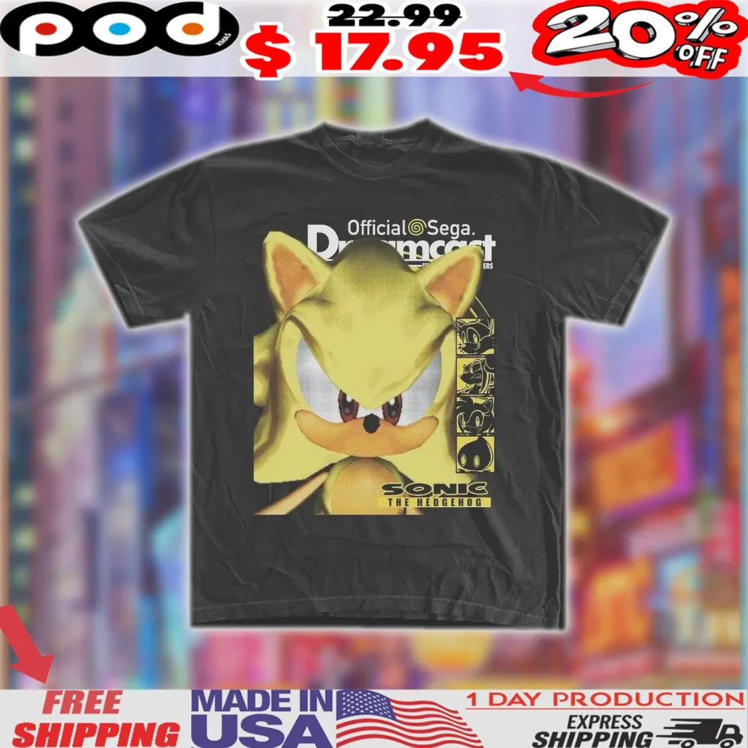 Sega Dreamcast Super Sonic Shirt