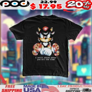 Shadow The Hedgehog I Still Think About You All The Time Shirt