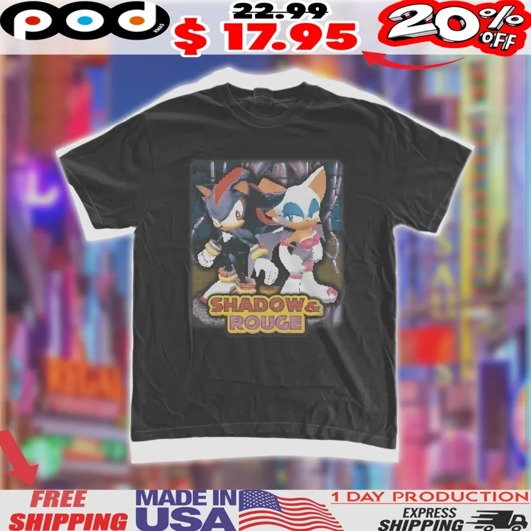 Shadow the Hedgehog and Rouge the Bat Shirt
