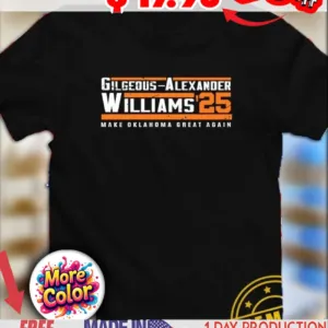 Shai Gilgeous-Alexander and Jalen Williams 2025 make Oklahoma great again Vintage shirt