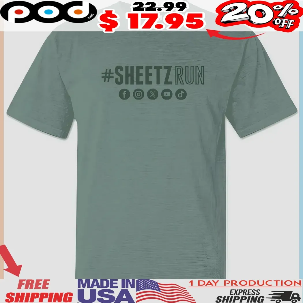 SheetZRun Social Media Platform Icon Shirt
