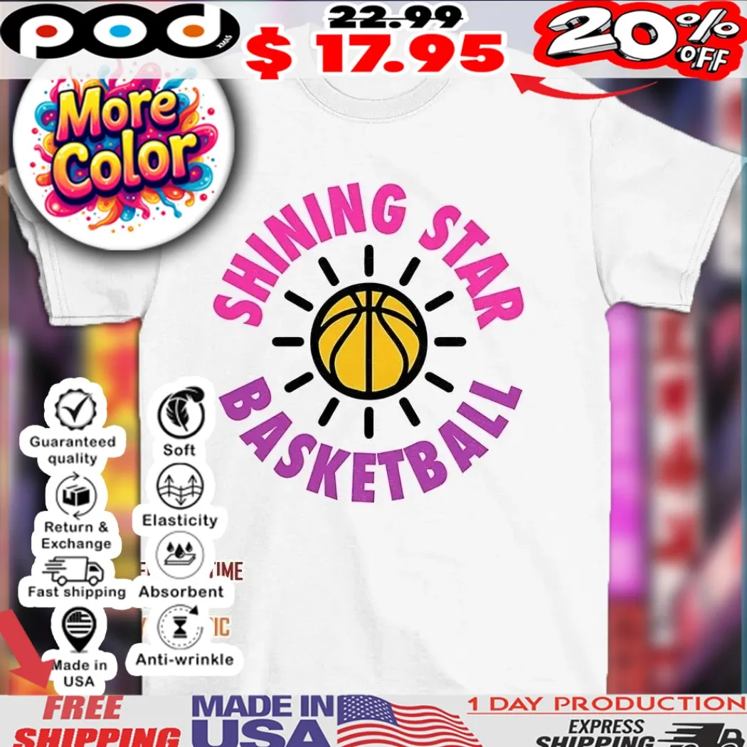 Shining star basketball AAU shirt
