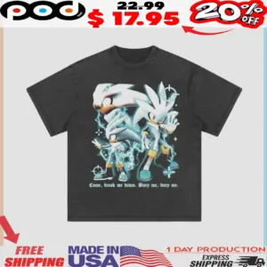 Silver The Hedgehog Come Break Me Down Bury Me Shirt
