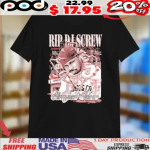 Slumped Boyz Texas Rip In DJ Screw Shirt