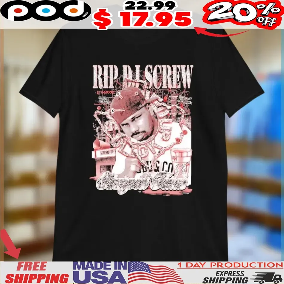 Slumped Boyz Texas Rip In DJ Screw Shirt