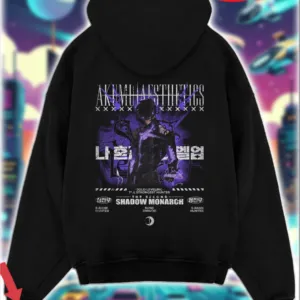 Solo Leveling The Strongest Hunter 'sungjinwoo V1' The Second Shadow Monarch Manhwa Shirt