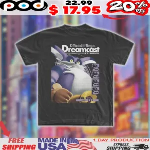 Sonic Big The Cat Sega Dreamcast Shirt