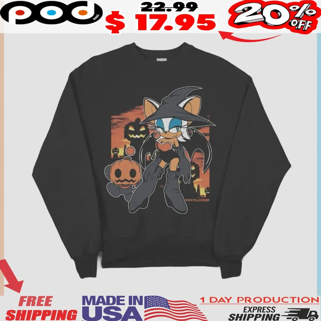 Sonic Rouge The Bat Halloween Shirt