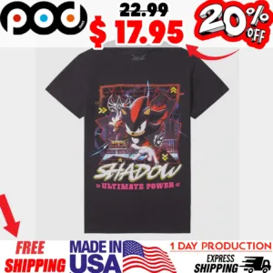 Sonic The Hedgehog Sonic X Shadow Generations Girls Anime movie Shirt