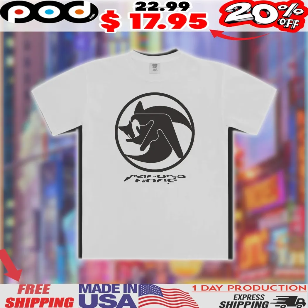 Sonic The Hedghog Black Icon Shirt