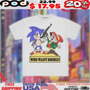 Sonic the Hedgehog Keebler Elf Who Want Some Smoke Shirt