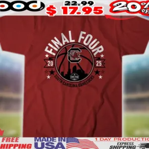 South Carolina Gamecocks Basketball 2025 Women's Final Four Logo Shirt