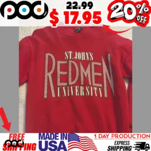 St. John's Redmen University Football Vintage Shirt