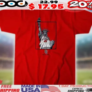 St John's Red Storm Basketball New York's Team Statue Of Liberty Shirt