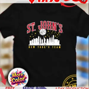 St John’s Red Storm New York’s Team skyline shirt