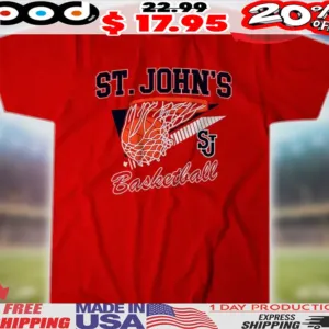 St John's Red Storm Throwback Basketball Shirt