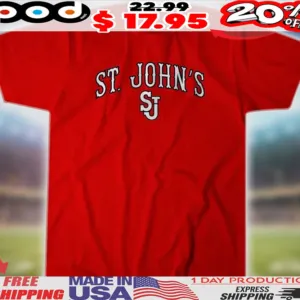 St John's Red Storm Wordmark Shirt