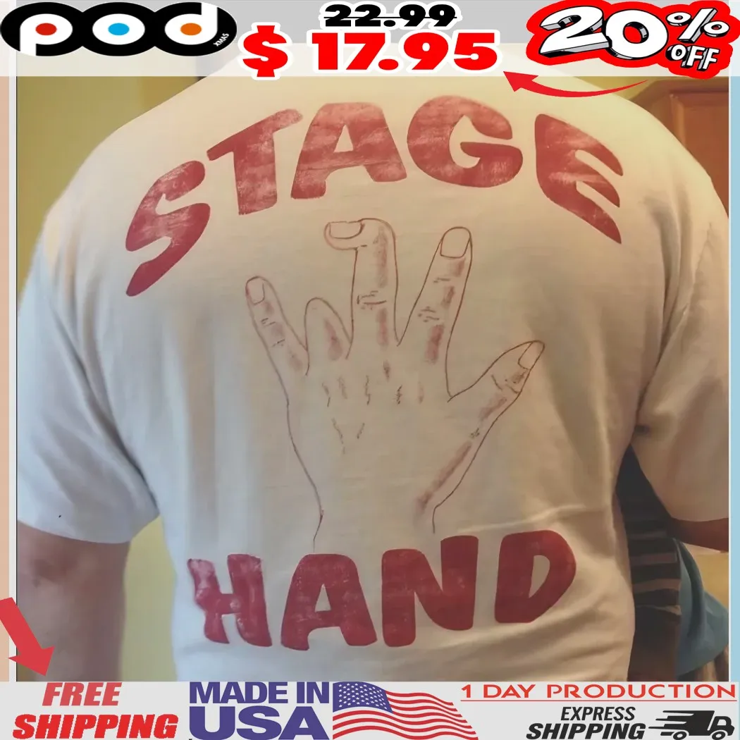 Stage Hand Broken Hand Vintage Shirt