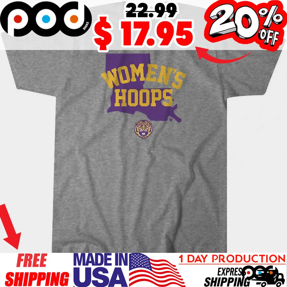 State of Women's Hoops LSU Basketball Mascot shirt