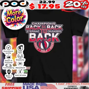 Stepinac Crusaders Champions 3X Back to Back to Back vintage shirt