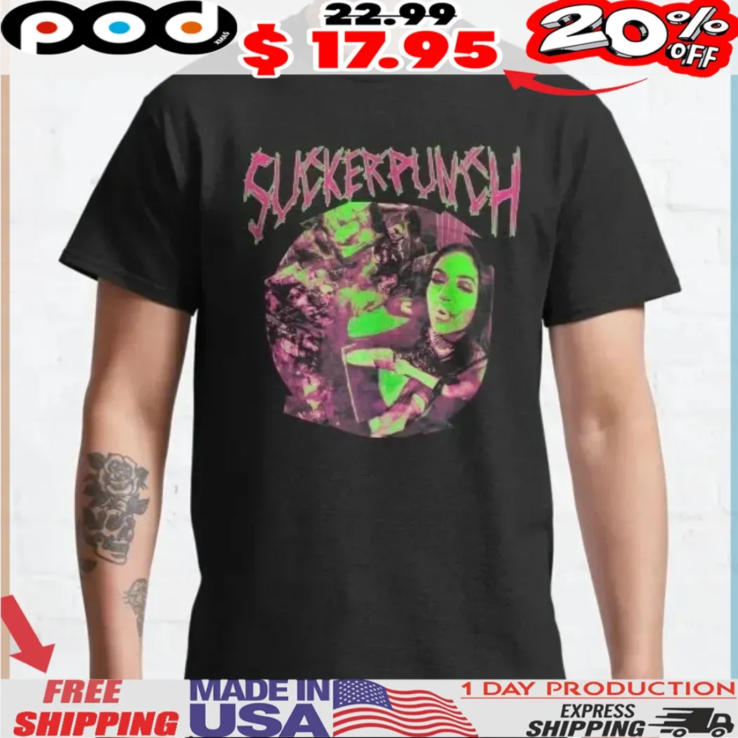 Sucker Punch Aesthetic Cyberpunk Neon Streetwear Shirt