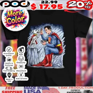 Superman and Krypto the Superdog X Norman Rockwell’s The American Way The Kryptonian Way shirt