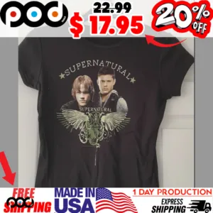 Supernatural Tv Series Winchester Mistery Rap Horror Warner Bros Shirt