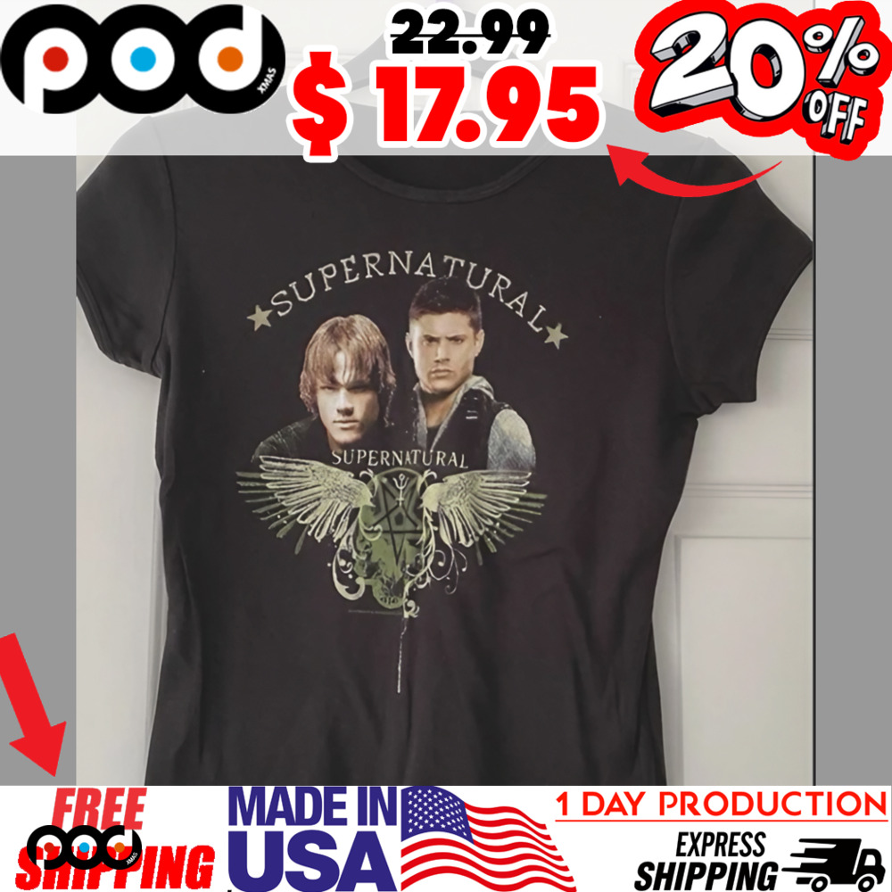 Supernatural Tv Series Winchester Mistery Rap Horror Warner Bros Shirt