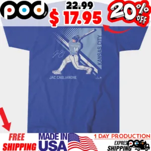 Superstar Pose 2.0 Jac Caglianone Kansas City Signature Shirt