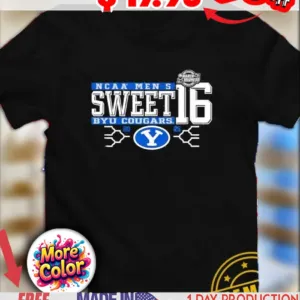 Sweet 16 BYU Cougars 2025 NCAA Men’s Basketball Championship March Madness Logo shirt
