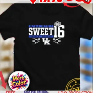 Sweet 16 Kentucky Wildcats 2025 NCAA Men’s Basketball Championship March Madness UK logo shirt