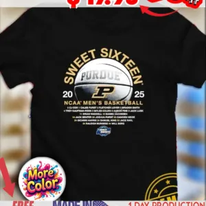 Sweet Sixteen 2025 NCAA Men’s Basketball Purdue Boilermakers shirt