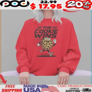 THE COOKIE WINS 00 3 11 25 Running Cookie shirt