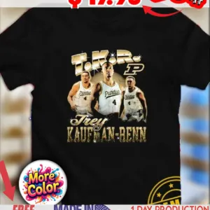 T K R Trey Kaufman Renn Purdue Boilermakers Basketball vintage bootleg style shirt
