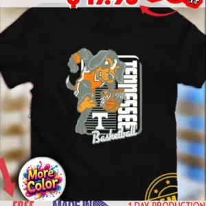 Tennessee Volunteers Basketball mascot dunk shirt