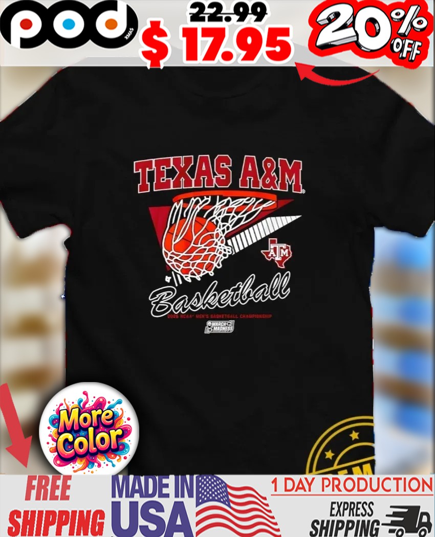 Texas A&M Aggies 2025 NCAA Women’s Basketball Championship March Madness shirt