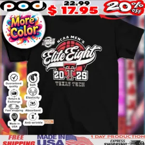 Texas Tech NCAA Men’s Elite Eight 2025 vintage shirt
