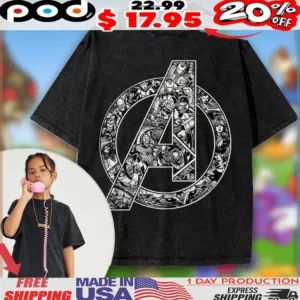 The Avengers Logo Marvel Comics For Kids Shirt