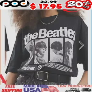 The Beatles Revolver Vintage Rock Band Classic Album Cover Shirt