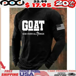The Cross Goat God Over All Things Shirt