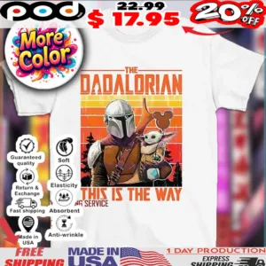 The Dadalorian this is the way vintage shirt