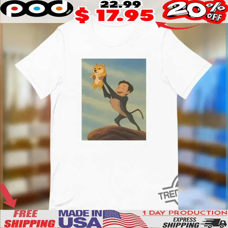 The Lion King Elon Musk Doge Version Shirt The Lion King Elon Musk Doge Version Shirt