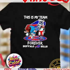 This Is My Team Forever Buffalo Bills Mascot Mafia Shirt