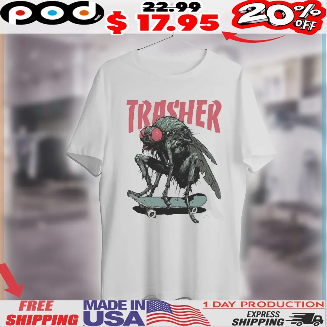 Thrasher Magazine Skateboard Flies Shirt
